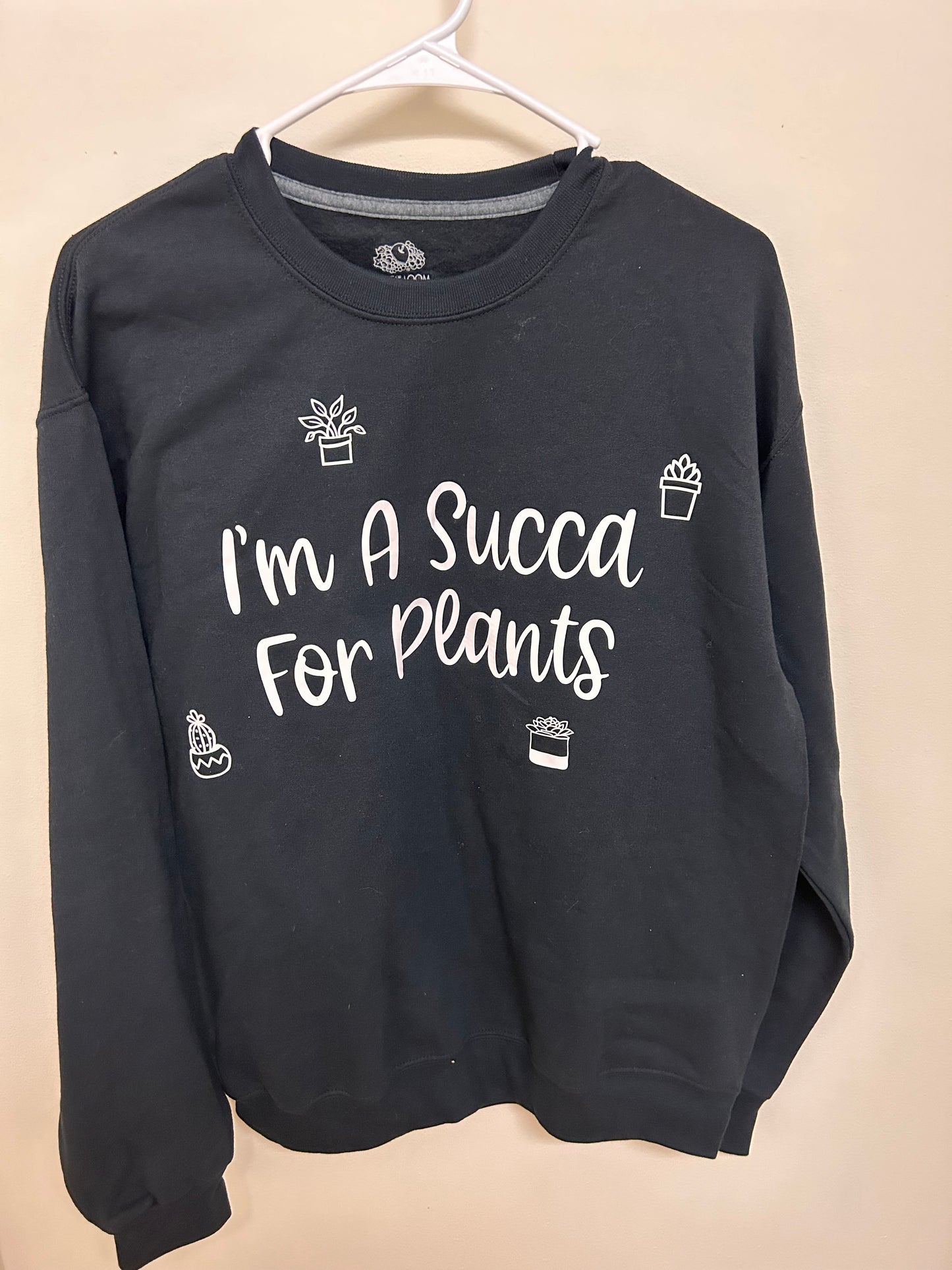 Medium succa for plants sweater