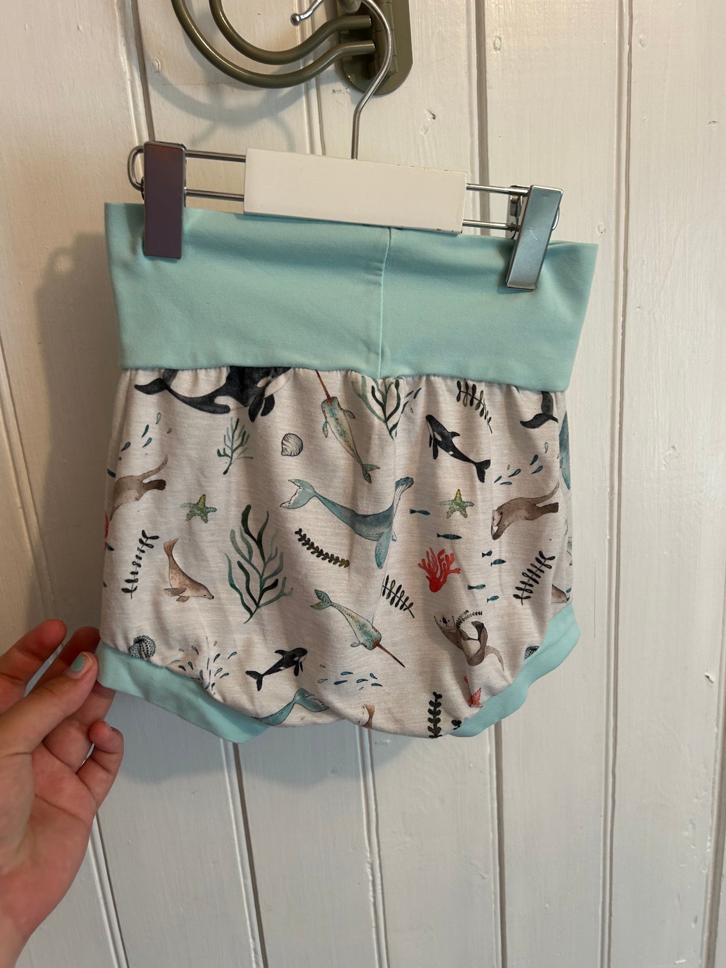 Handmade 3t ocean animals bummies
