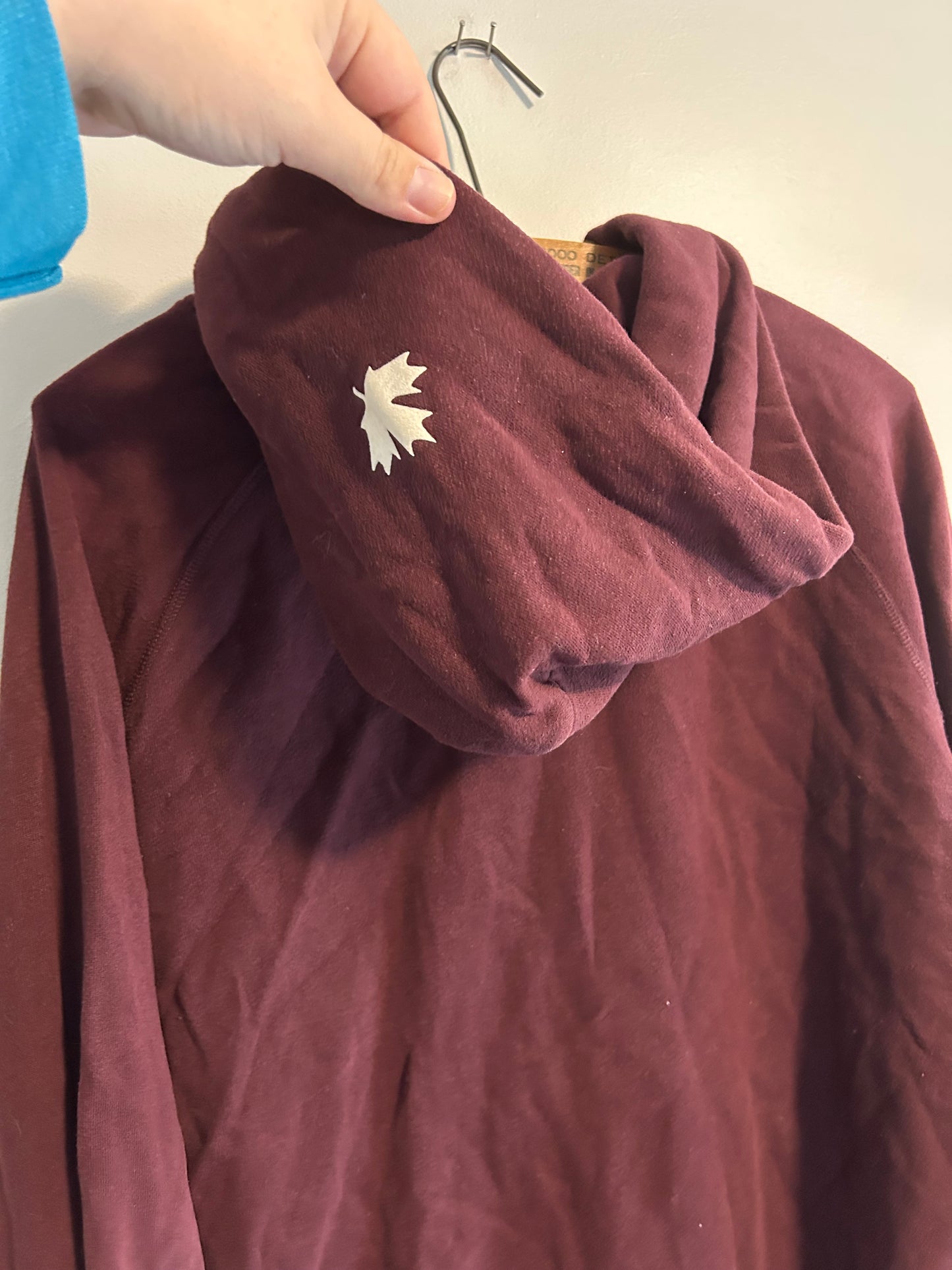 Roots medium burgundy hoodie