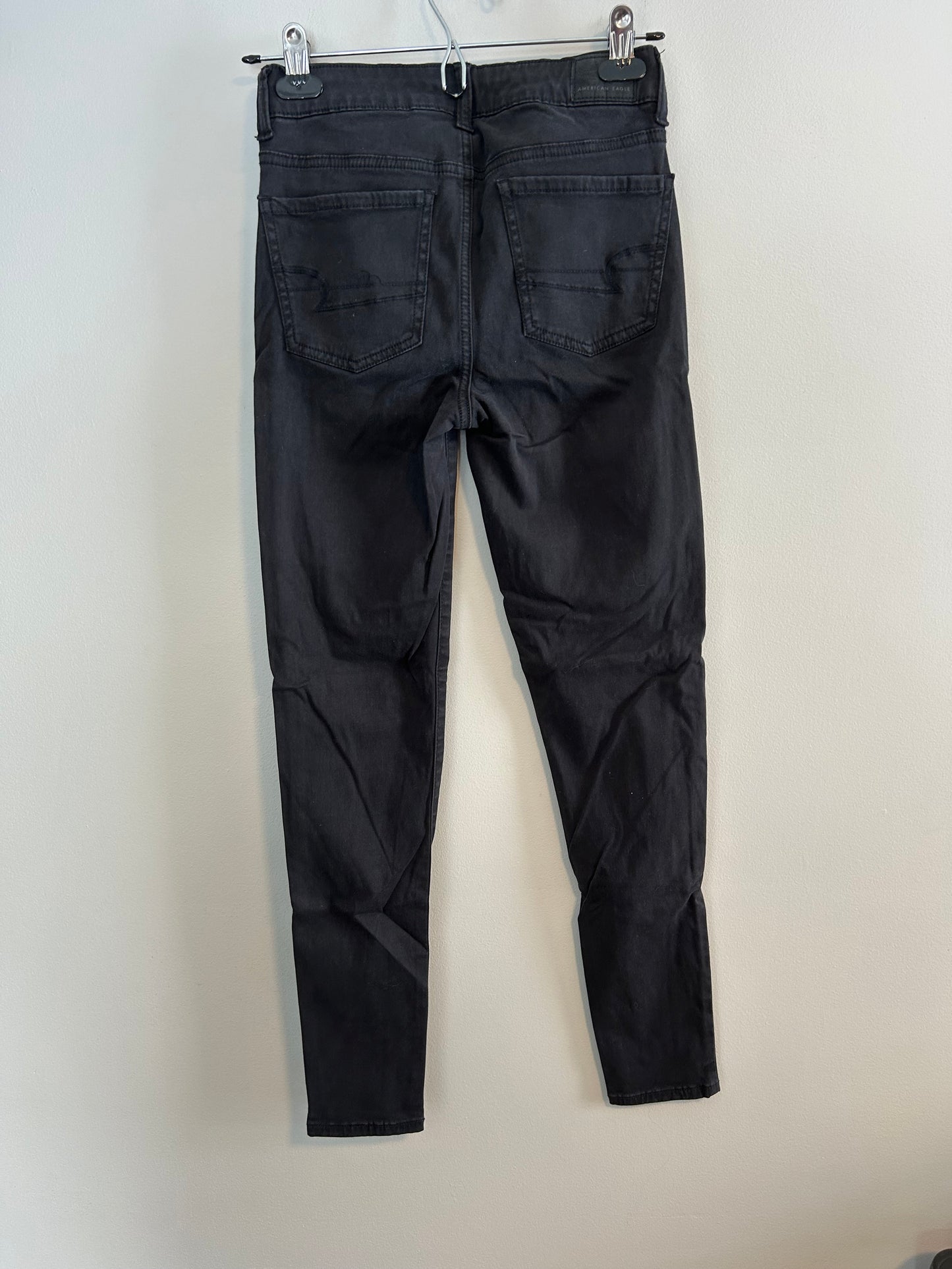 American eagle 0 black skinny jeans