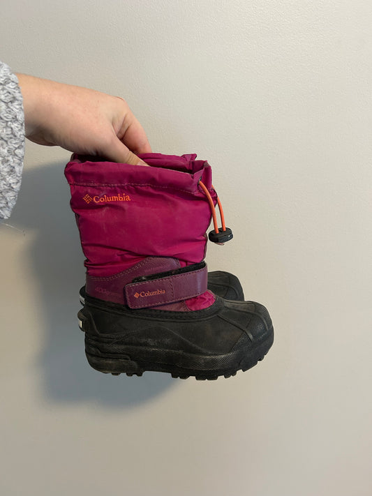 Columbia toddler 11 pink snow boots