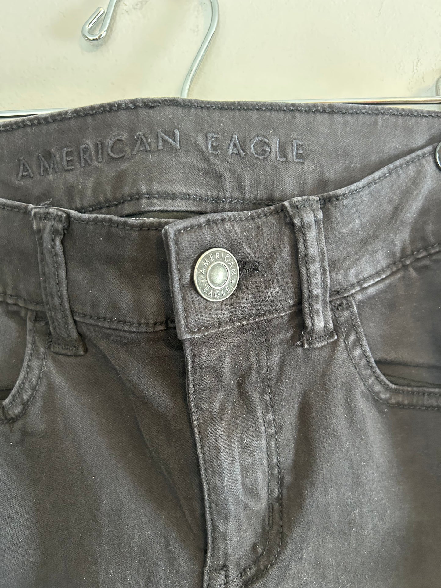 American eagle 0 black skinny jeans
