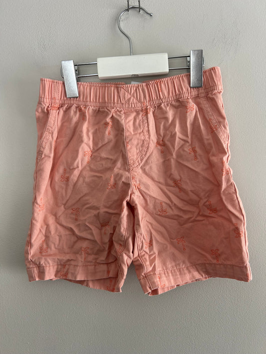 Carters 4t orange palm tree shorts