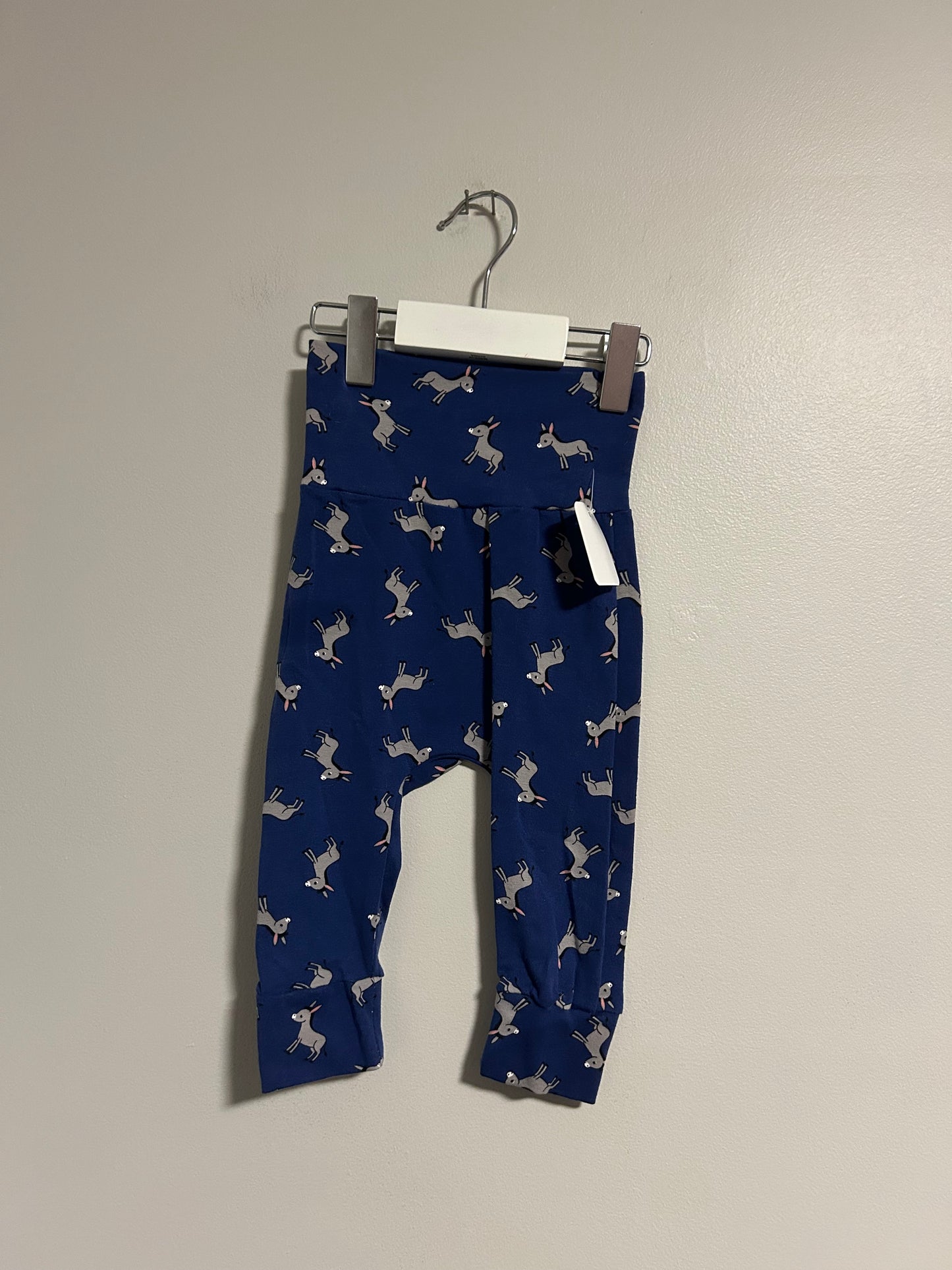NEW handmade blue donkey grow with me pants