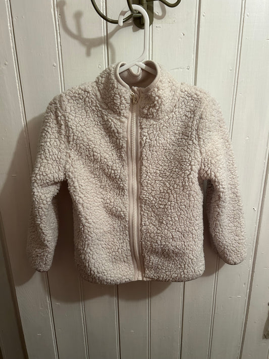 Joe fresh youth 5 white Sherpa sweater