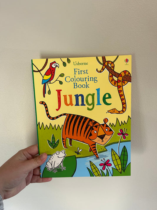 Usborne jungle colouring book