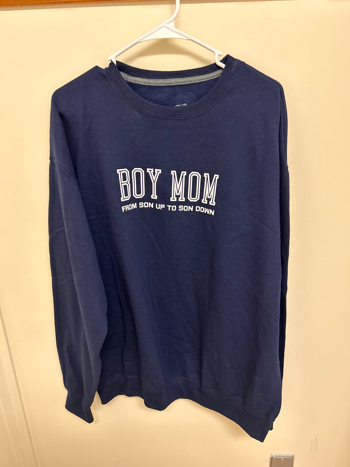 Xl navy boy mom sweater
