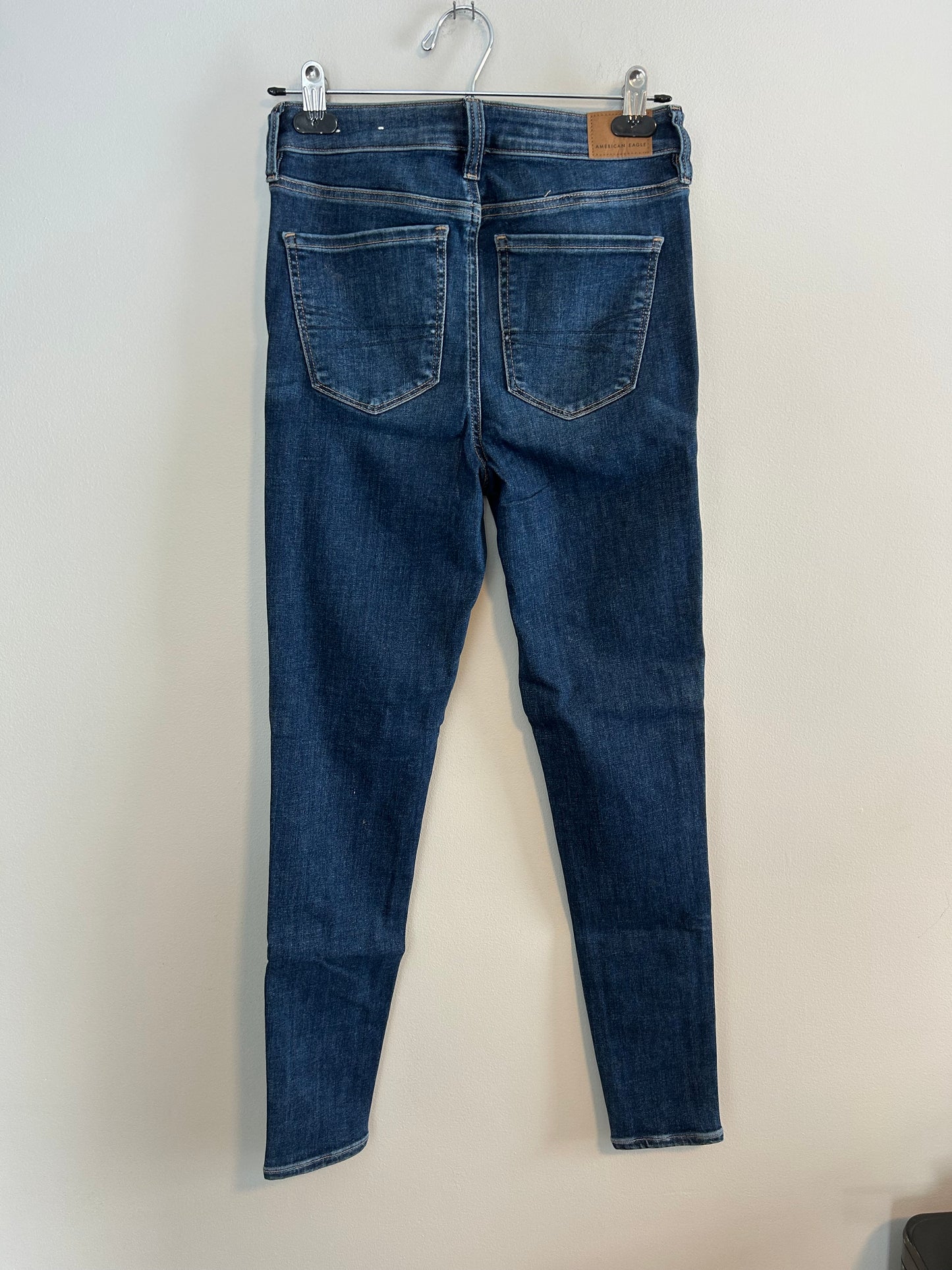 American eagle 4 dark wash high rise skinny jeans