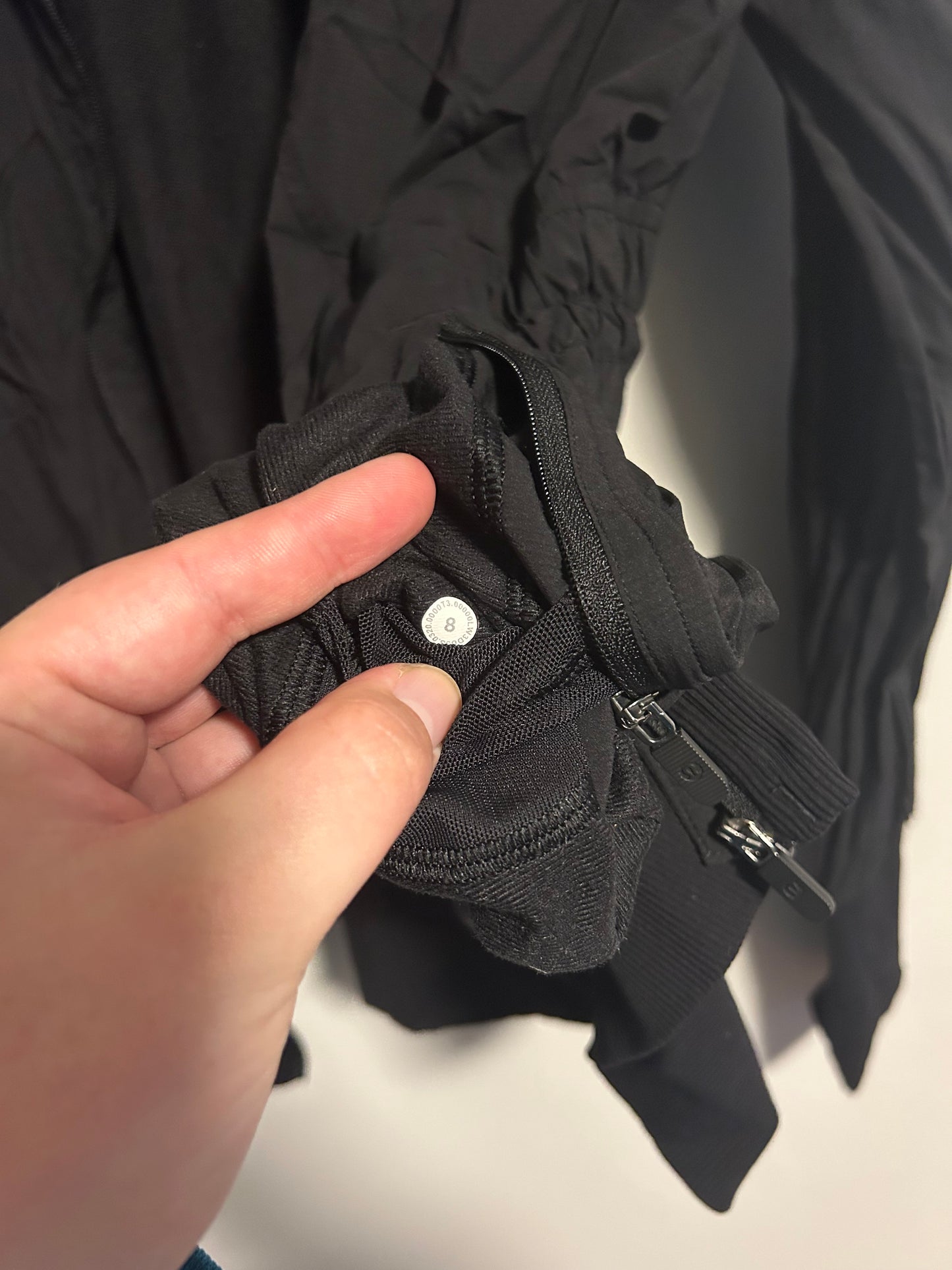 Lululemon 8 black sweater jacket