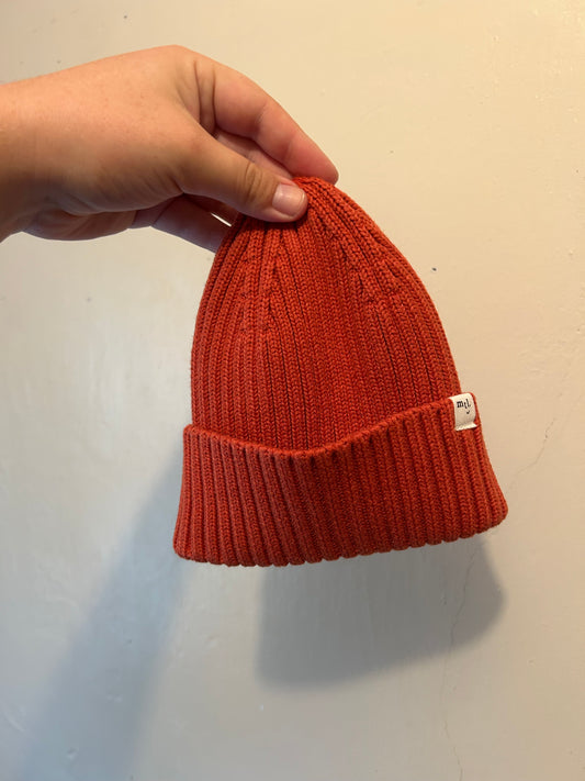 Miles the label 3/9m orange rubber hat
