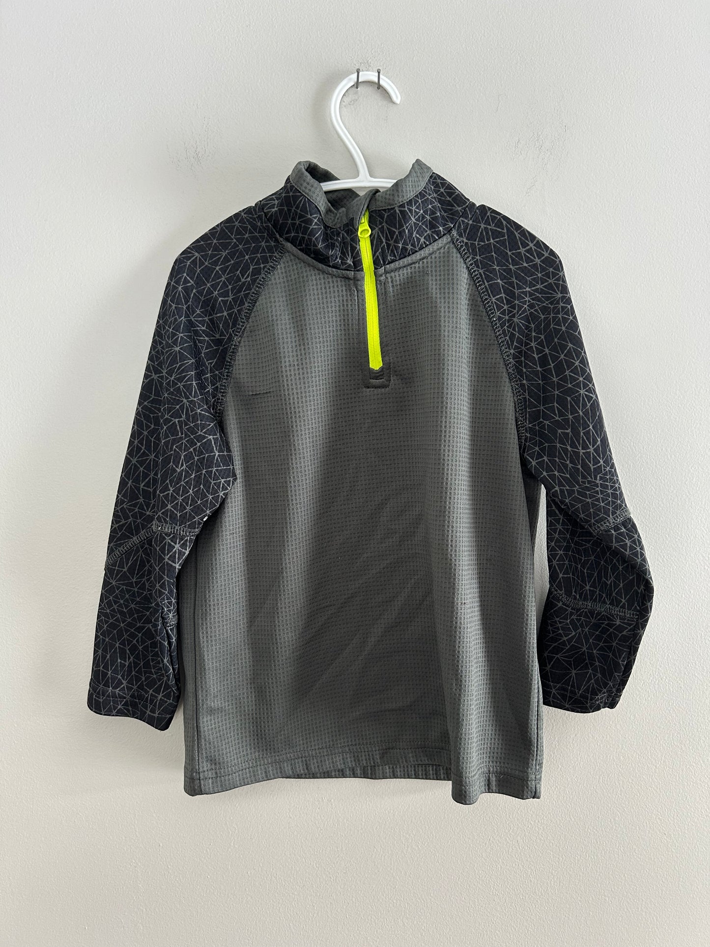 Athletic works toddler 4 grey quarter zip shirt