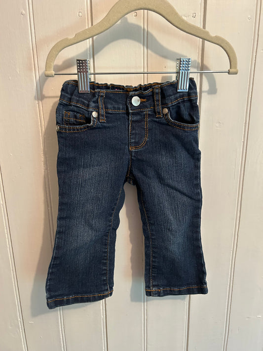 The children’s place 9/12m dark wash bootcut jeans
