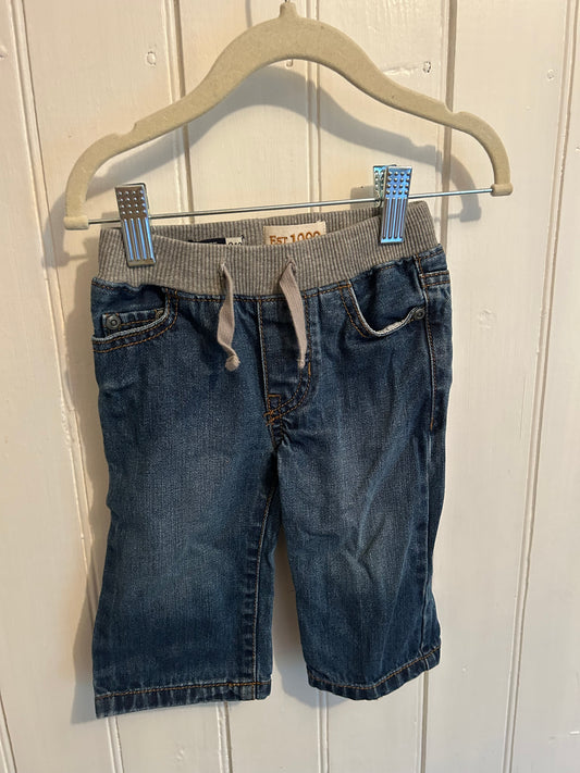 The children’s place 9/12m medium wash straight leg jeans