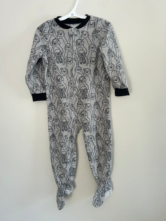 Carters grey penguin fleece sleeper