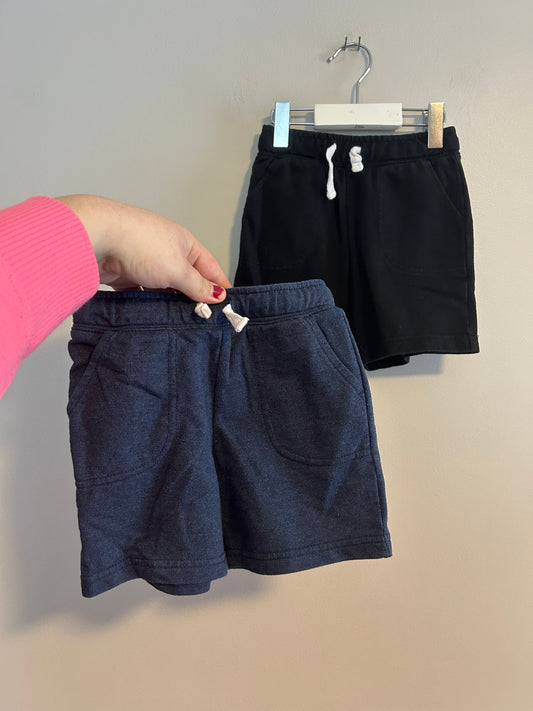 Cat & Jack 3t navy & black cotton shorts