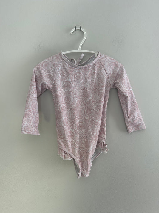 Current tyed 6/12m pink swimsuit