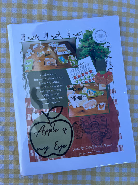 Farm apple of my eye activity learning pack