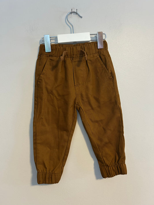 Ben Sherman 12m brown khaki joggers