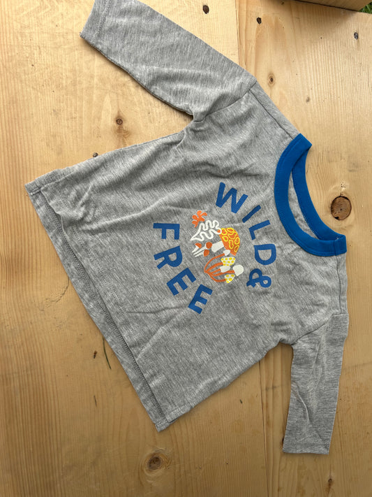 Wild & free mushrooms long sleeve shirt