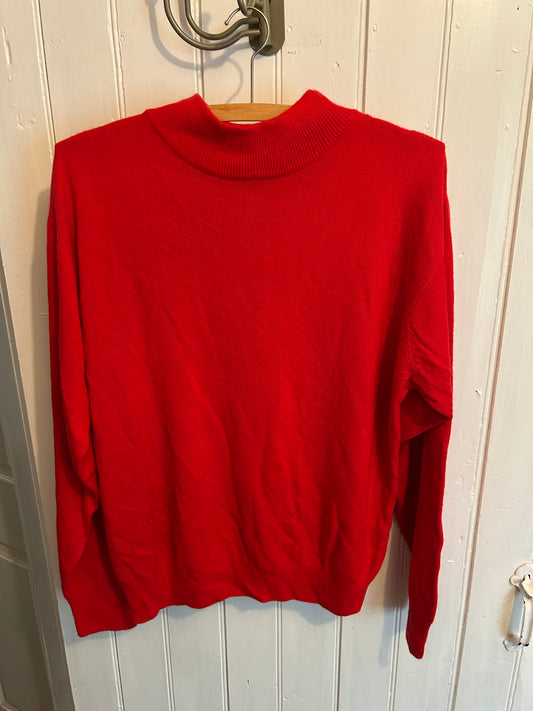 Vintage Tanjay large red knit sweater