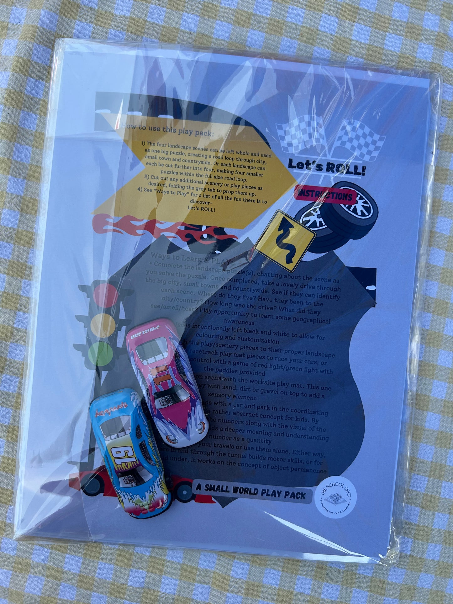 Let’s roll car activity pack