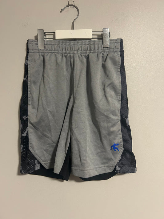 Andi youth 6/7 black & grey athletic shorts