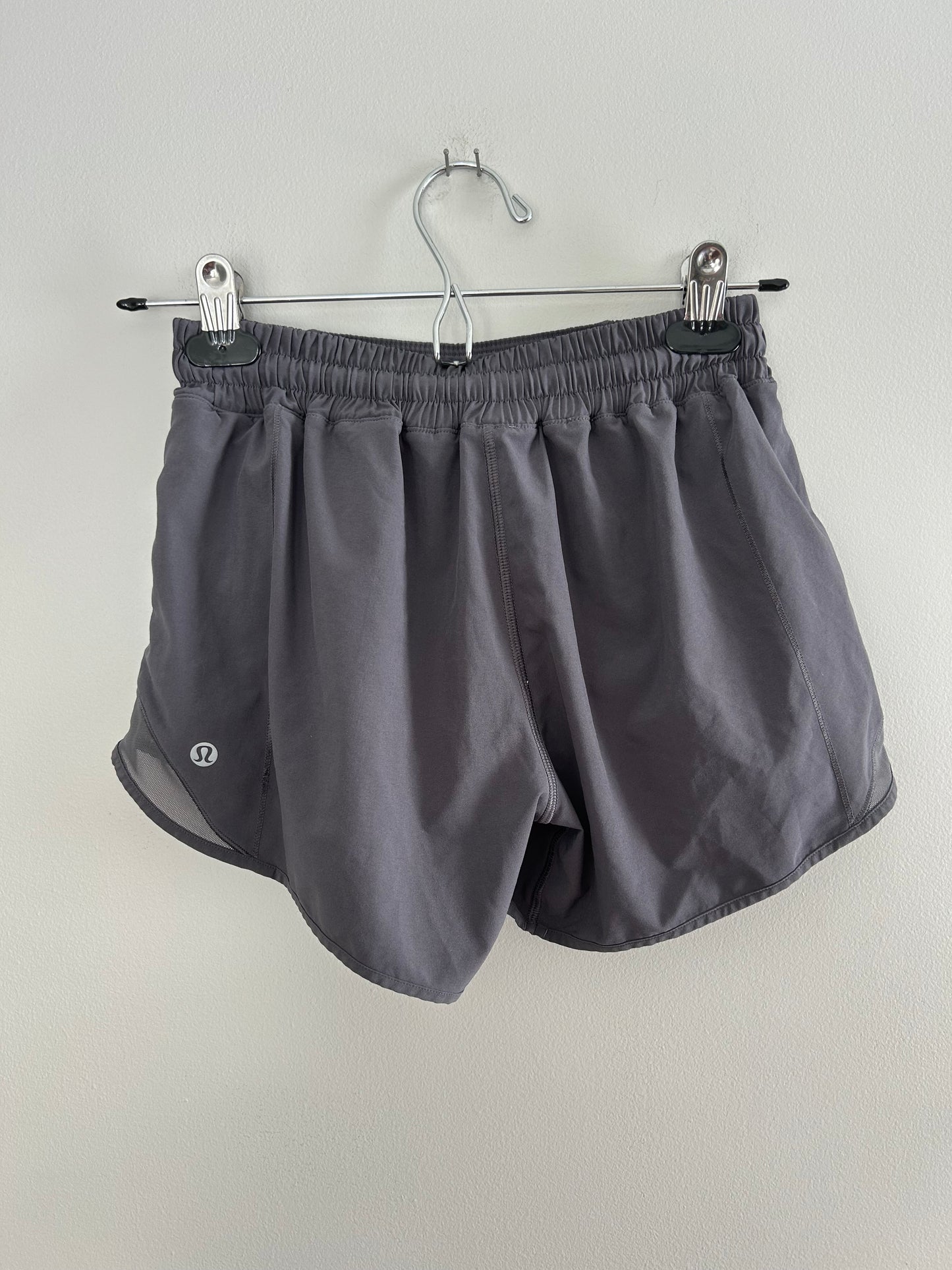 Lululemon 4 tall grey shorts
