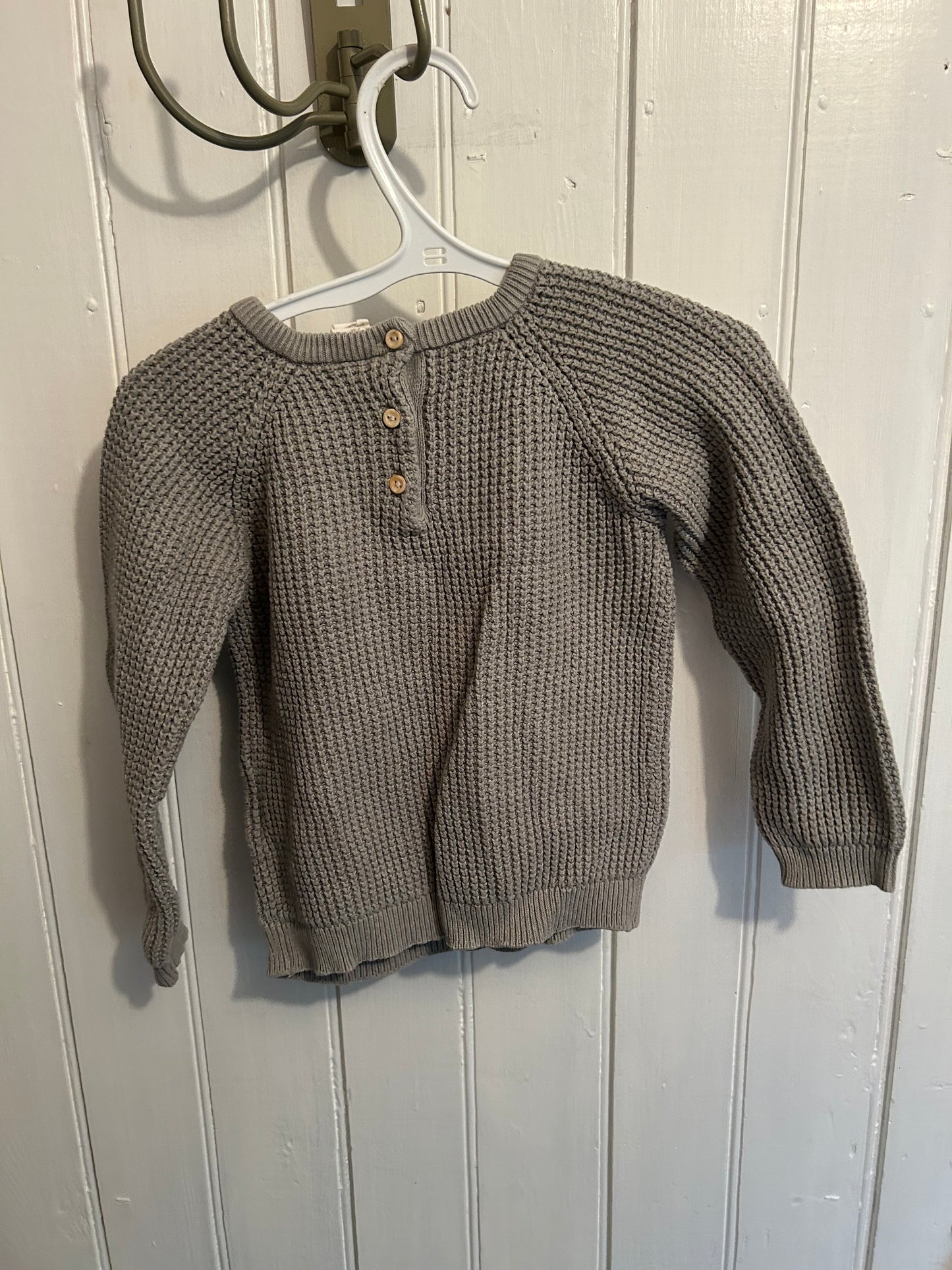 H&M 3t grey knit sweater